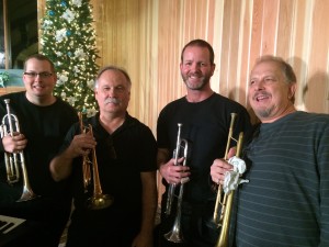 Shane Hagan, Bob Rheam, Bryan Jordan, Bud Gordon at the CMC Holiday/"Buddy Rich" Show 2015